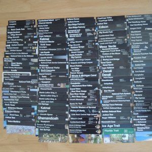 National Park Service Unigrid Guides Lot 184 Map Brochures +15 Bonus Guides RARE